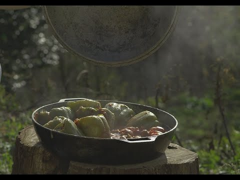 ბულგარული წიწაკა სოკოს შიგთავსით